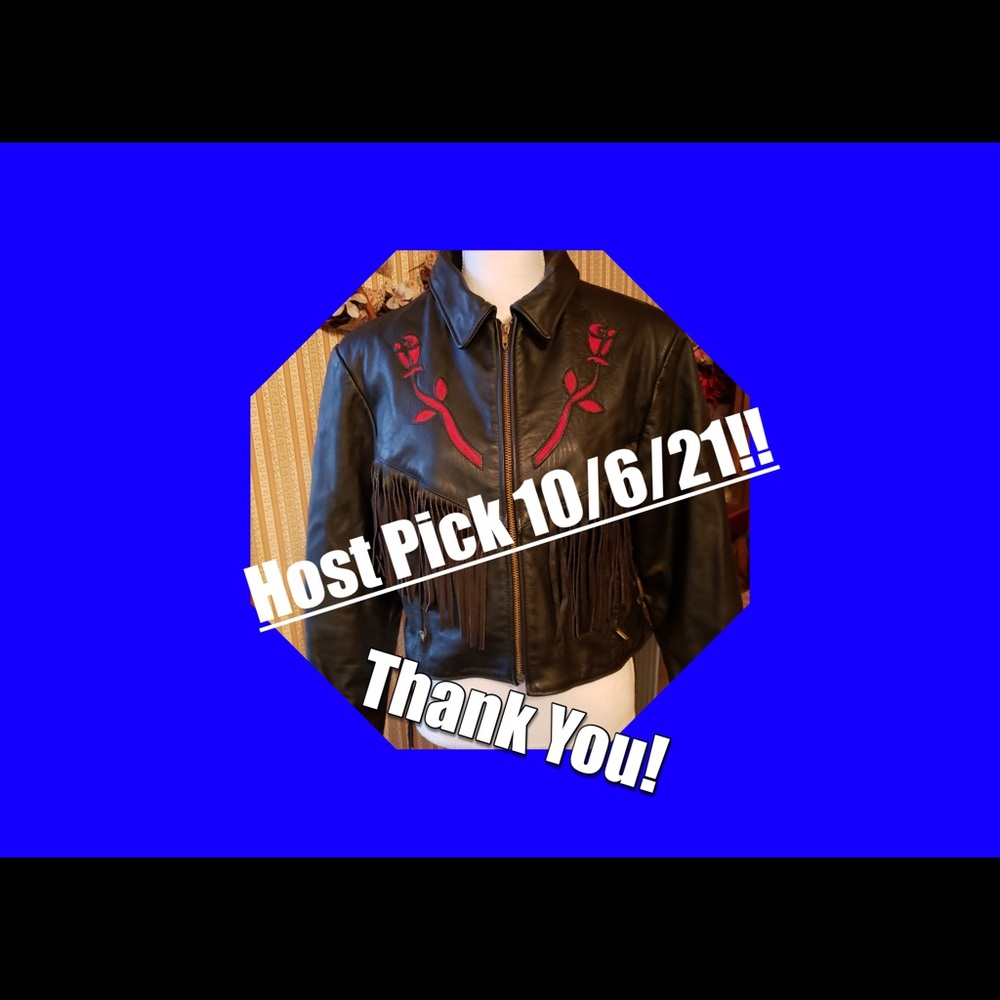 Protech vintage 80s ladies biker jacket